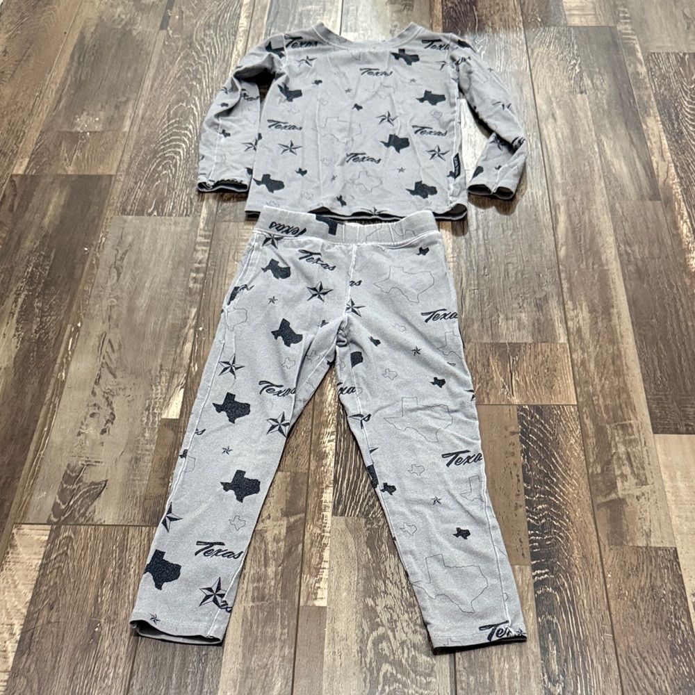 Little Bipsy Gray‎ and Black Star Pajama Set